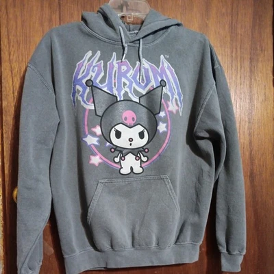  Sanrio Hello Kitty Kuromi аниме Cat дизайнерская толстовка с капюшоном размер средний - Изображение 1 из 4