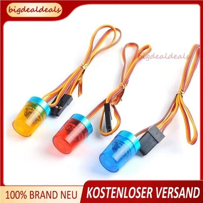 RC LED Warnleuchte Rundumleuchte Rundumlicht LampeLED Aluhalterung RC Auto - Bild 1 von 4
