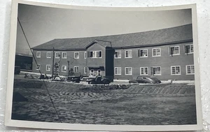 VTG Army Barracks Building Colorado Late 1940's Military Old Cars Photograph - Picture 1 of 2