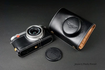 Genuine real Leather Full Camera Case bag Cover for Leica X-E Typ 102 X2 X1 Foto 1 de 4