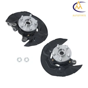 Pair Wheel Bearing Hub Steering Knuckle Assy For Toyota Corolla 698-389/698-388 - Foto 1 di 14