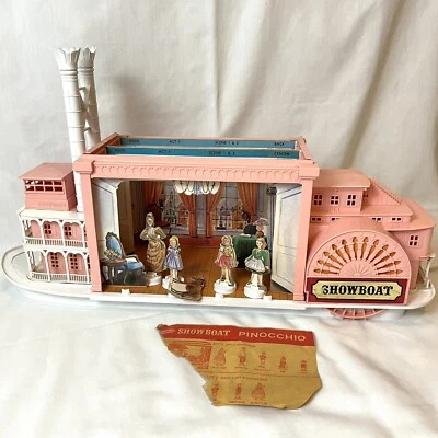AS-IS 1960s Remco Showboat Play Theatre Playset w/Heidi Stage Incomplete Vtg - Image 1 of 4