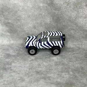 Matchbox Ford Bronco II Zebra 1987 a righe pressofuso scala 1:57 sfuso - Foto 1 di 6