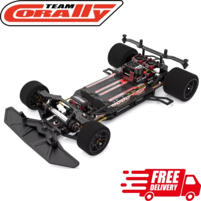 Team Corally 1/8 SSX-823 On Road Pan Car Chassis Kit RC Touring NO ELECTRONICS - Image 1 of 4