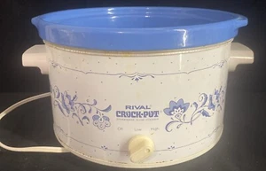 Rival Crock Pot Stoneware 4 Qt. Slow Cooker Model 3154 Made in USA No Lid - Picture 1 of 10