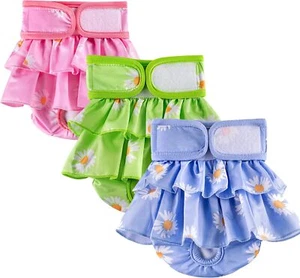 Pañales lavables para perros hembra, pañales reutilizables para mascotas y bragas térmicas para cachorros perros - Imagen 1 de 36