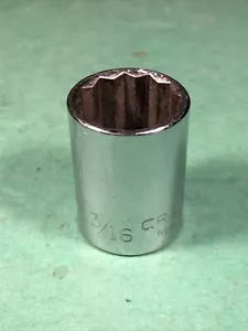 Vintage Craftsman | 13/16" 12-Point 1/2" Drive Socket | -G- | 47511 | USA - Picture 1 of 7