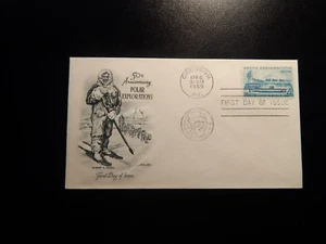 50TH ANNIVERSARY POLAR EXPLORATIONS FIRST DAY OF ISSUE! ZZ956XXX - Picture 1 of 4