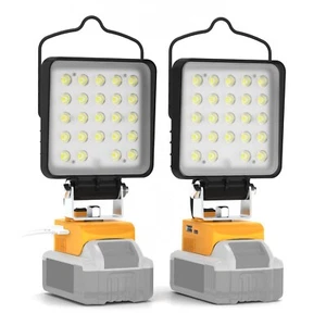 2 Pack Cordless LED Work Light for Dewalt 20V Max Battery, 96W 10000LM Batter... - Picture 1 of 9