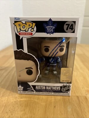 Auston Matthews Toronto Maple Leafs Autographed Funko Pop JSA Certified - Image 1 of 4