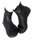 100% Halal Leather Winter Khuff Slipper Kuffain Home Shoes Of Black Color