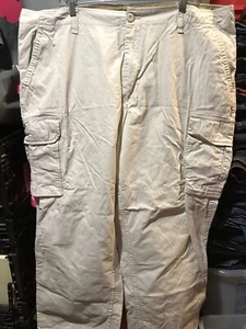Pantaloni cargo kaki Faded Glory da uomo taglia 42x30 - Foto 1 di 6