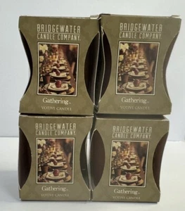 Bridgewater Candle Company Gathering Autumn Votive Candle - Lot of 4 Votives - Picture 1 of 4