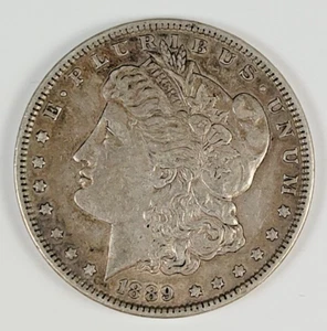 1889 Morgan Silber Dollar - 90 % Silber - viele Details - Bild 1 von 2