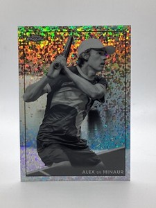 TOPPS TENNIS CHROME 2021 ALEX DE MINAUR PARALLEL MINI DIAMONDS