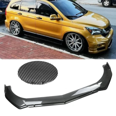 Carbon Fiber Front Bumper Lip Spoiler Splitter Body Kit For Honda Pilot N+ Foto 1 de 4