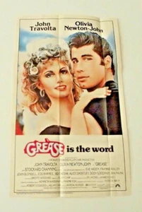 1981 Topps Giant Movie Pin-Up 12"x20"- "Grease" - Picture 1 of 1