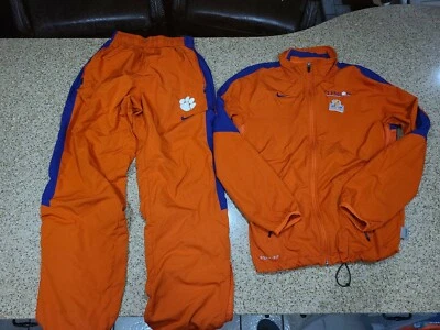 Nike Storm-Fit Clemson Orange Bowl Repel Zip Up Jacket & Pants Track Suit Sz XS - Image 1 of 4