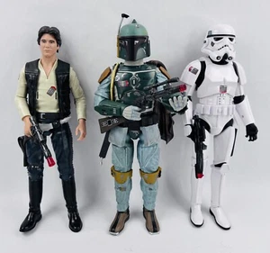 Disney Store Exclusive Star Wars 13.5” Talking Action Figures Lot - Picture 1 of 10