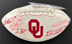 Hurts. Lamb, Murray Calcaterra, Gallimore Signed Auto Oklahoma Football w/ COA - Picture 1 of 6