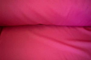 NEW, Fuchsia 100% Dacron Polyester, twill cloth fabric material, is made in USA - Picture 1 of 5