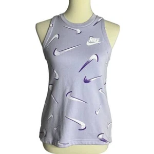 Girl's Nike Purple Tank Top - Picture 1 of 4