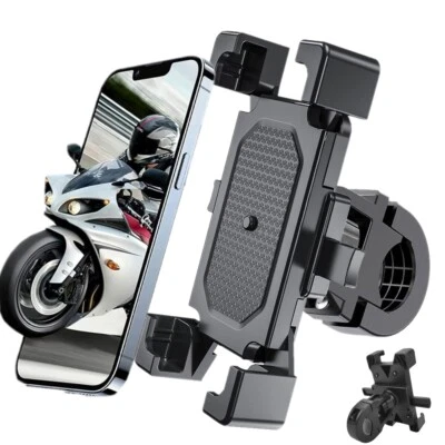 Motorcycle Bicycle MTB Bike Handlebar Mount Holder for Cell Phone iPhone GPS - Image 1 of 4