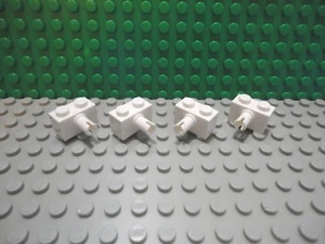 Lego 4 White 1x2 brick with 1 pin NEW - Picture 1 of 1