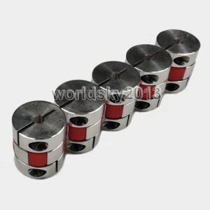 D30L35 Manica di accoppiamento servomotore in lega di alluminio elastica prugna ID5-16 mm - Foto 1 di 9