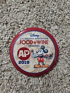 New ListingDisney Annual Passholder Food And Wine Festival Button Pin
