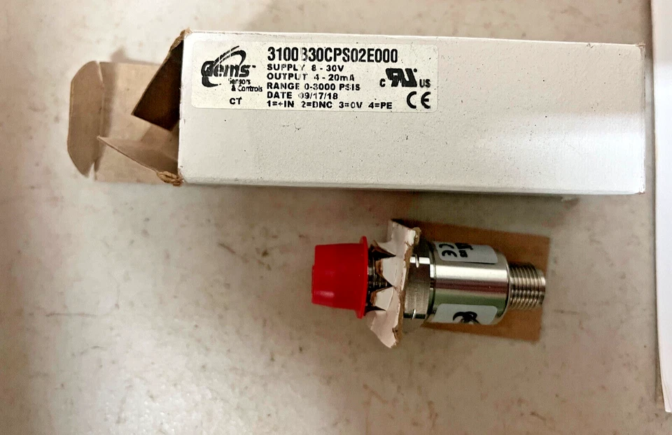GEMS Pressure Transmitter 3100B3JCPS02E00 - Image 1 of 1