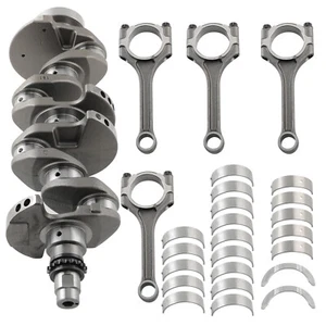 1.6L Engine Crankshaft + 4x Con Rods + Bearings Set For Hyundai KIA RIO 12-19 - Picture 1 of 12