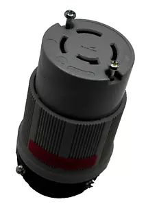 COOPER Wiring Devices 7413C Lock Connector 20A 120/208V 3PH GRAY - Picture 1 of 8