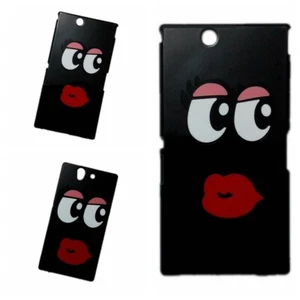 Case For Sony Xperia Z Ultra XA XZ XZs XZ1 Z3 Z4 Z5 3D Lips Eye Back Hard Cover - Picture 1 of 5