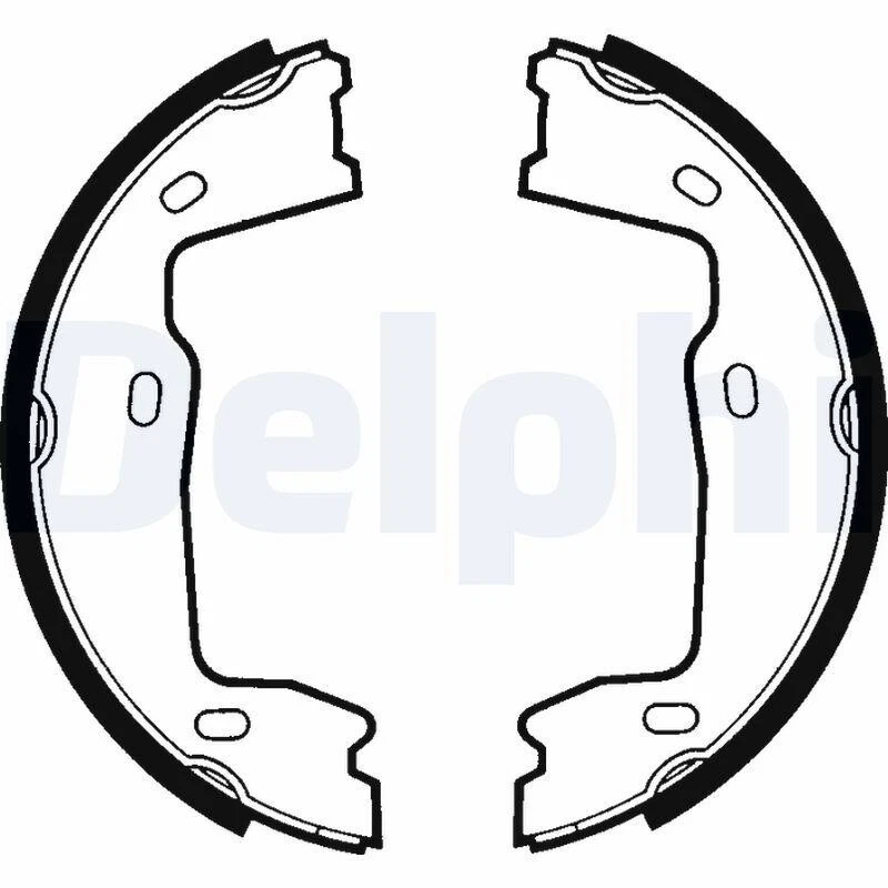DELPHI Bremsbackensatz Feststellbremse Handbremse Hinten LS1381 - Bild 1 von 1