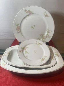 TK Thuny Czecheslovakia Lot 6 pcs Serving Dish Plates - Picture 1 of 6