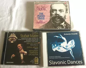 5 CDs by Antonín Dvorák: Slavonic Dances, The Piano Trios, Stabat Mater/Songs - Picture 1 of 6