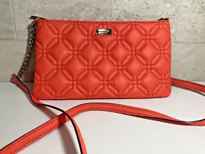 NUOVA TRACOLLA KATE SPADE ASTOR COURT PRESLEY CORALLO TRAPUNTATO - Foto 1 di 4