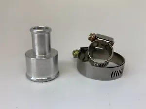 5/8” to 1-1/8” CNC Machined Aluminum Splicer w/ Breeze Linered Hose Clamps - Picture 1 of 3