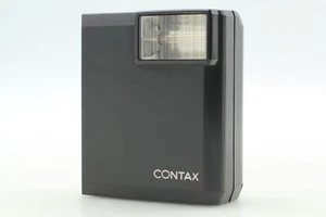 RARO CASI COMO NUEVO Contax T14 Negro Flash Automático Plata Estroboscópico Para Contax T JAPÓN - Imagen 1 de 8