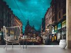 3D Building Street Night Wallpaper Wall Mural Removable Self-adhesive 71