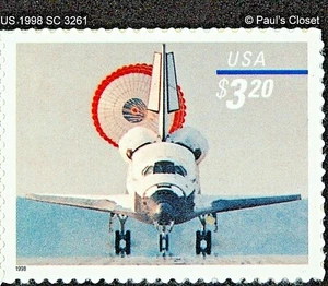 US 1998 SC 3261 $3.20 SPACE SHUTTLE LANDING MNH SELF-ADHESIVE VERY FINE - Picture 1 of 1