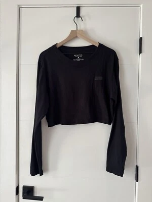 Conjunto Camiseta Corta Active Manga Larga Mujer’s Talla S Negra Algodón Setactive Foto 1 de 4