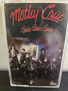 MOTLEY CRUE Girls, Girls, Girls 1987 CASSETTE TAPE VINCE NEIL GLAM/HAIR METAL - Picture 1 of 6