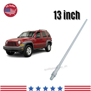 13" Antenna Replacement Radio AM/FM Aerial Mast White for Jeep Liberty 2002-2007 - Picture 1 of 3