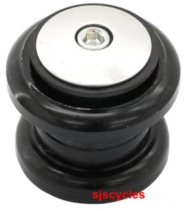 SUN 1 1/8 INCH BICYCLE AHEADSET STEEL CUPS BLACK - Picture 1 of 1