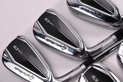 Left Hand Taylormade Qi Irons / 5-PW+SW / Regular Flex KBS MAX MT 85 Shafts - Image 1 of 4