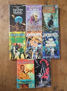 Alan Dean Foster Lot of 8 Paperbacks Black Hole, The Damned 1-3, Tar-Aiym Krang - Bild 1 von 5