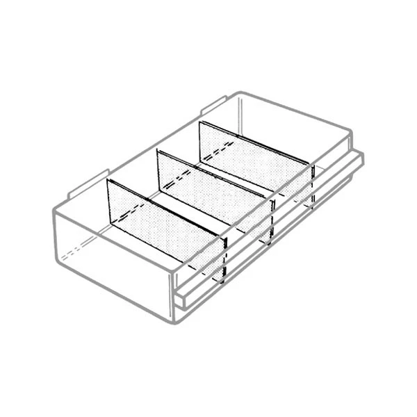 Raaco 102049 50 x 134mm Divider for Drawer Type 150-03/4 Pack of 16 - Image 1 of 1