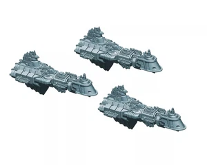 Imperiale Schwere Zerstörer (3 Modelle) | Battlefleet Colossus | Grimdark Future - Picture 1 of 3